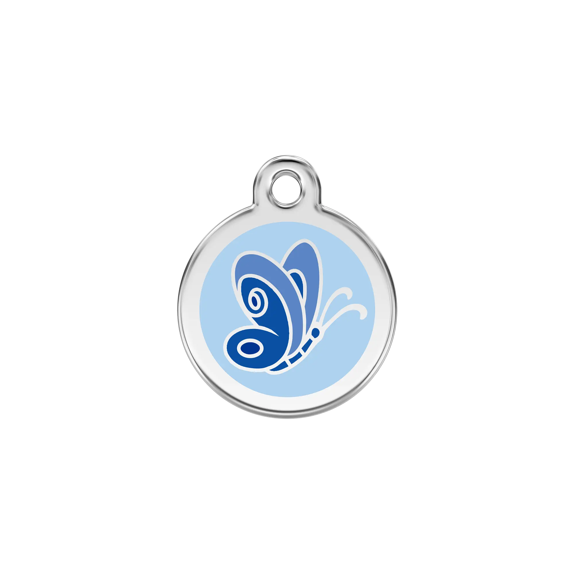 Butterfly pet ID tag