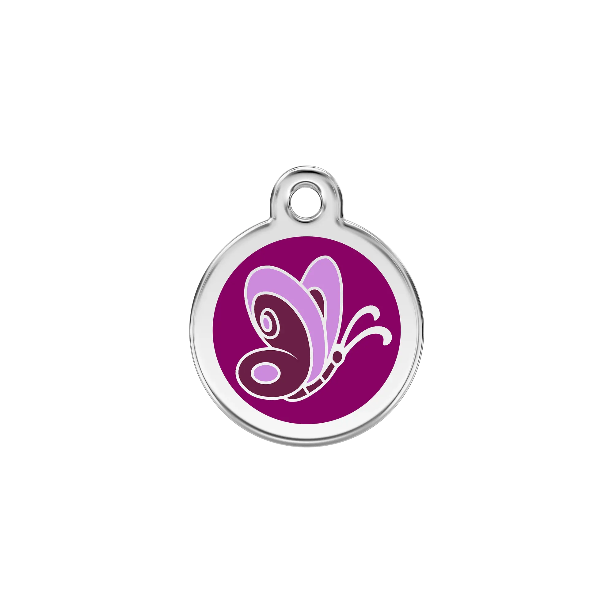 Butterfly pet ID tag