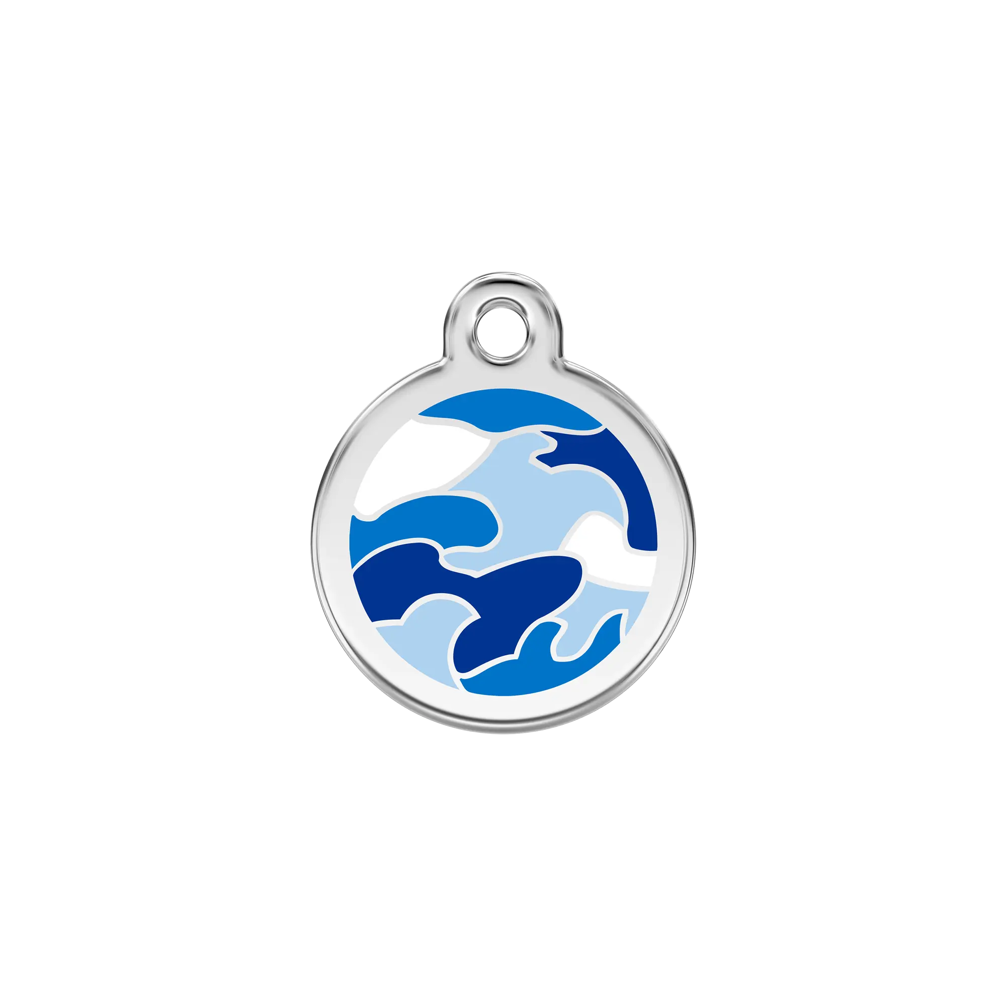 Camouflage pet ID tag