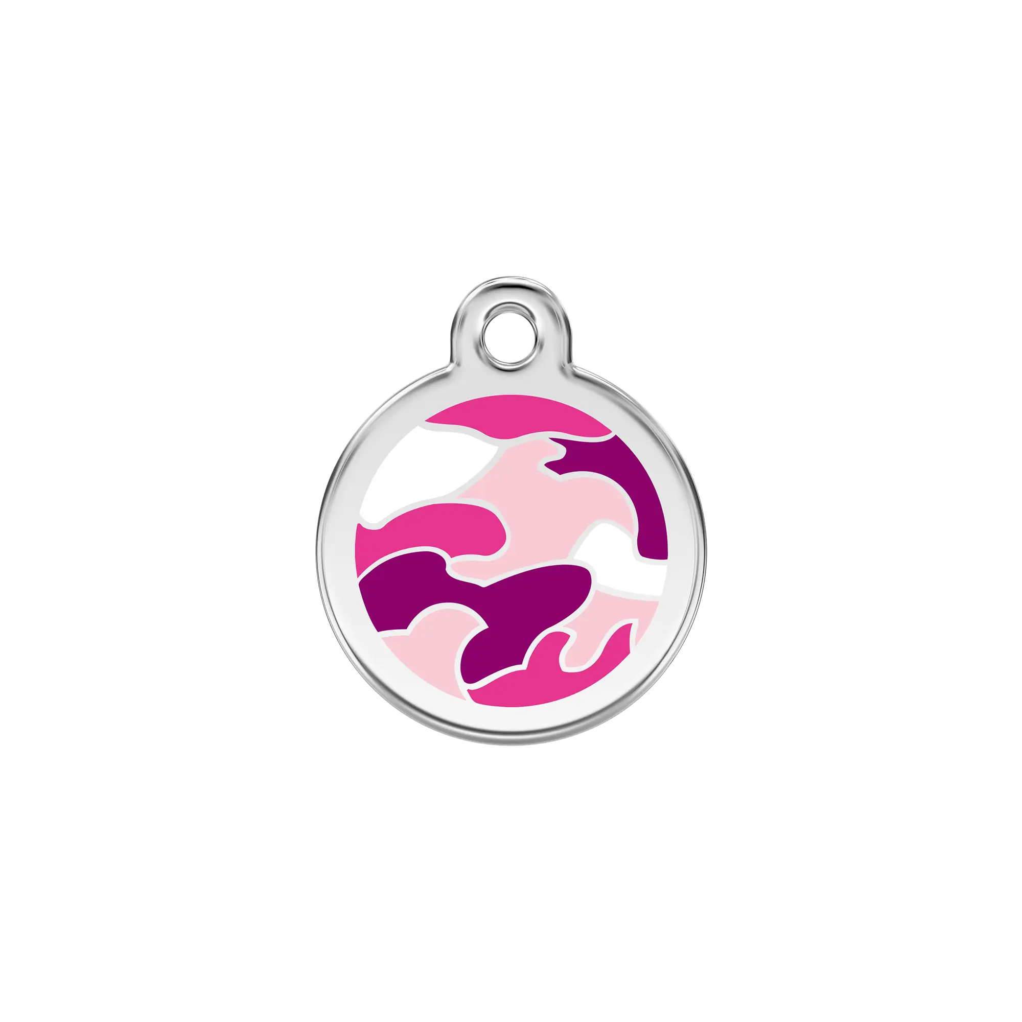 Camouflage pet ID tag