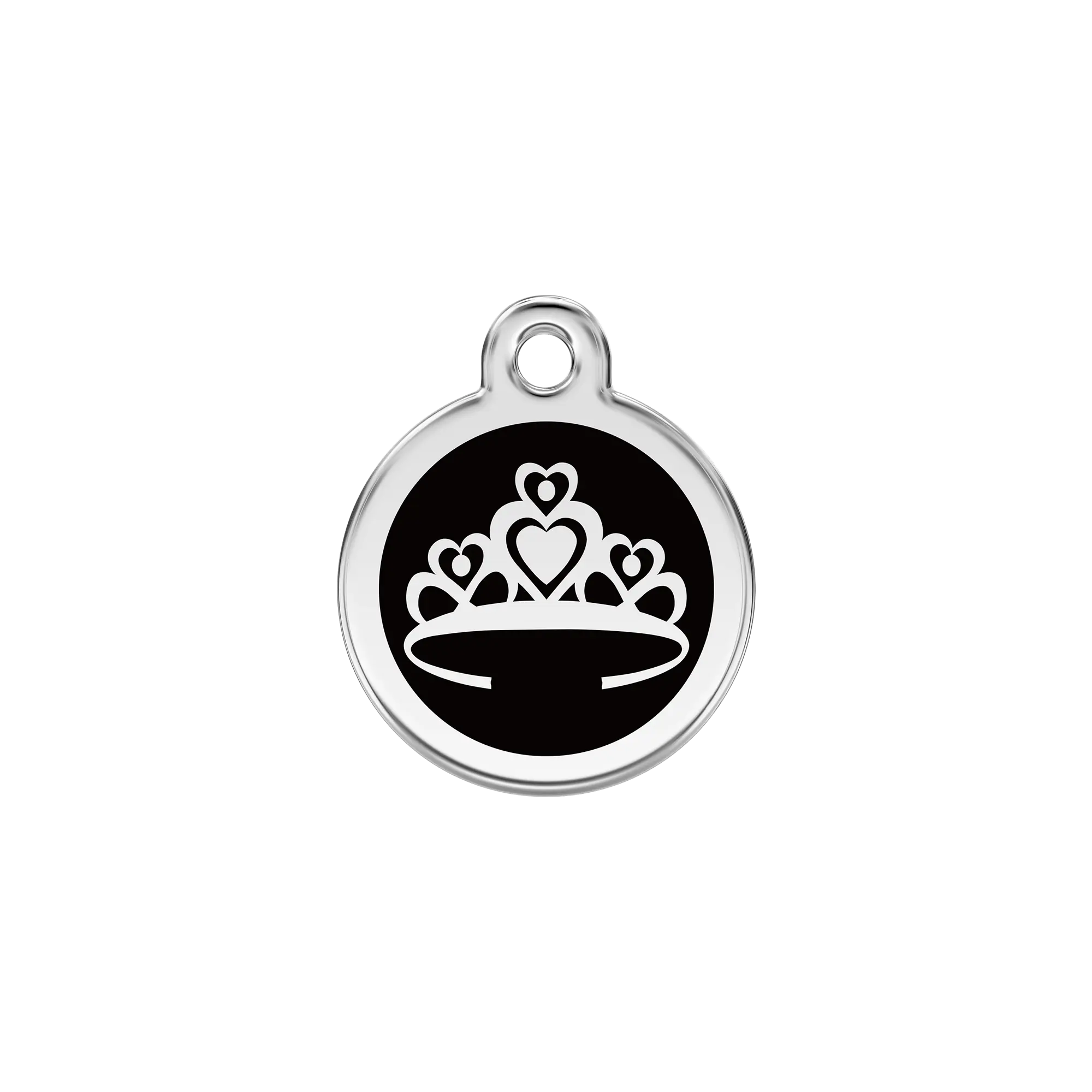 Crown pet ID tag