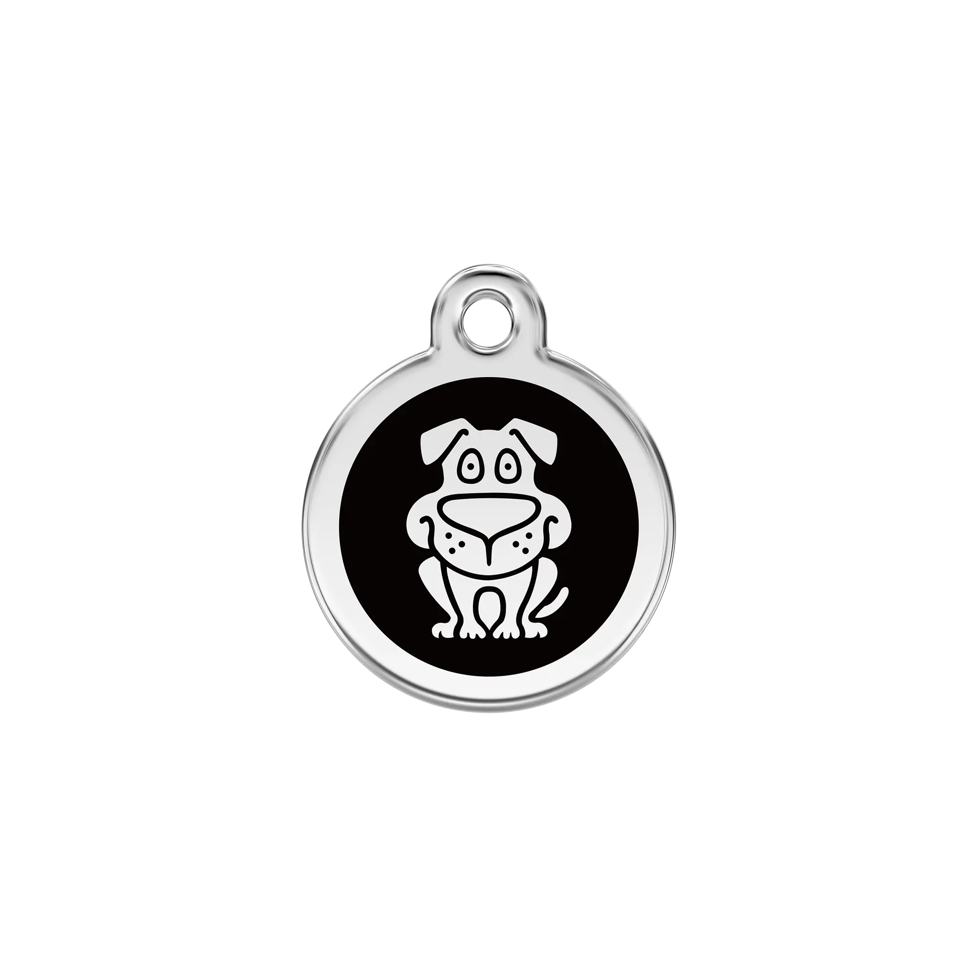 Dog Enamel & Stainless Steel pet ID tag