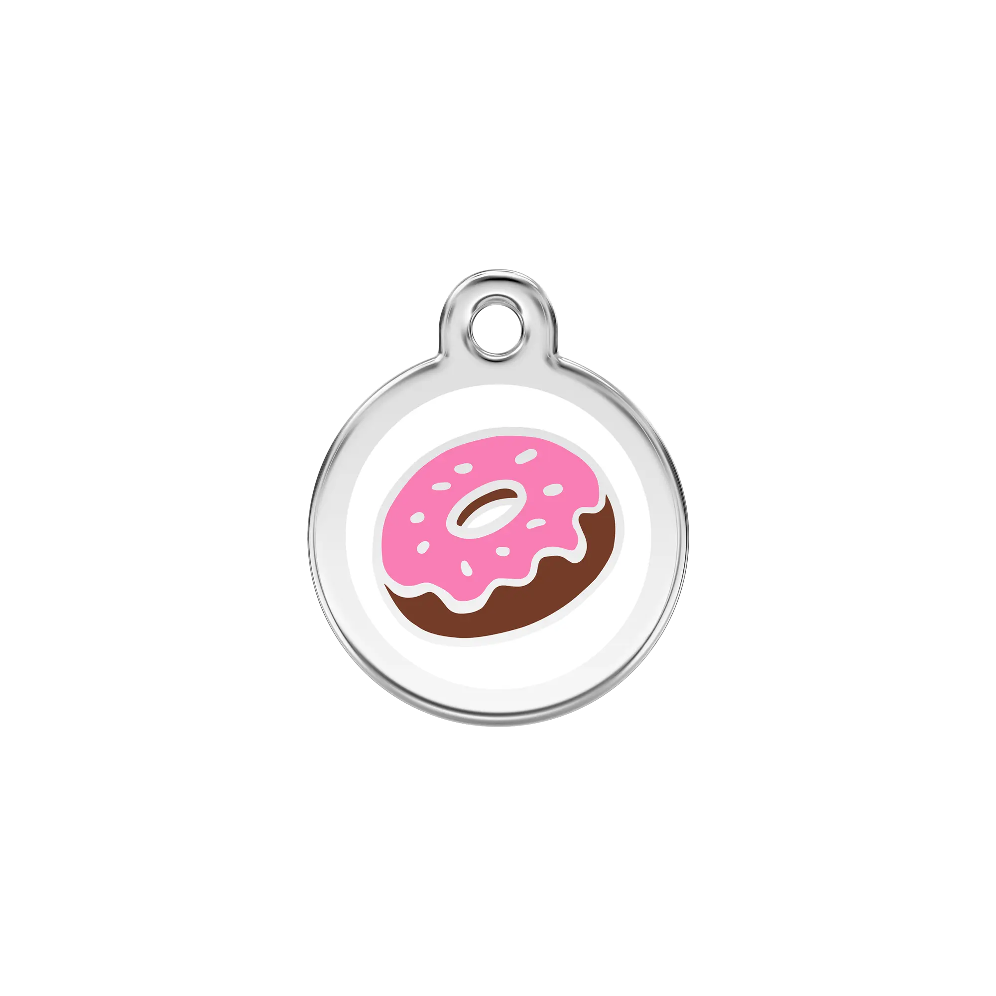Donut pet ID tag