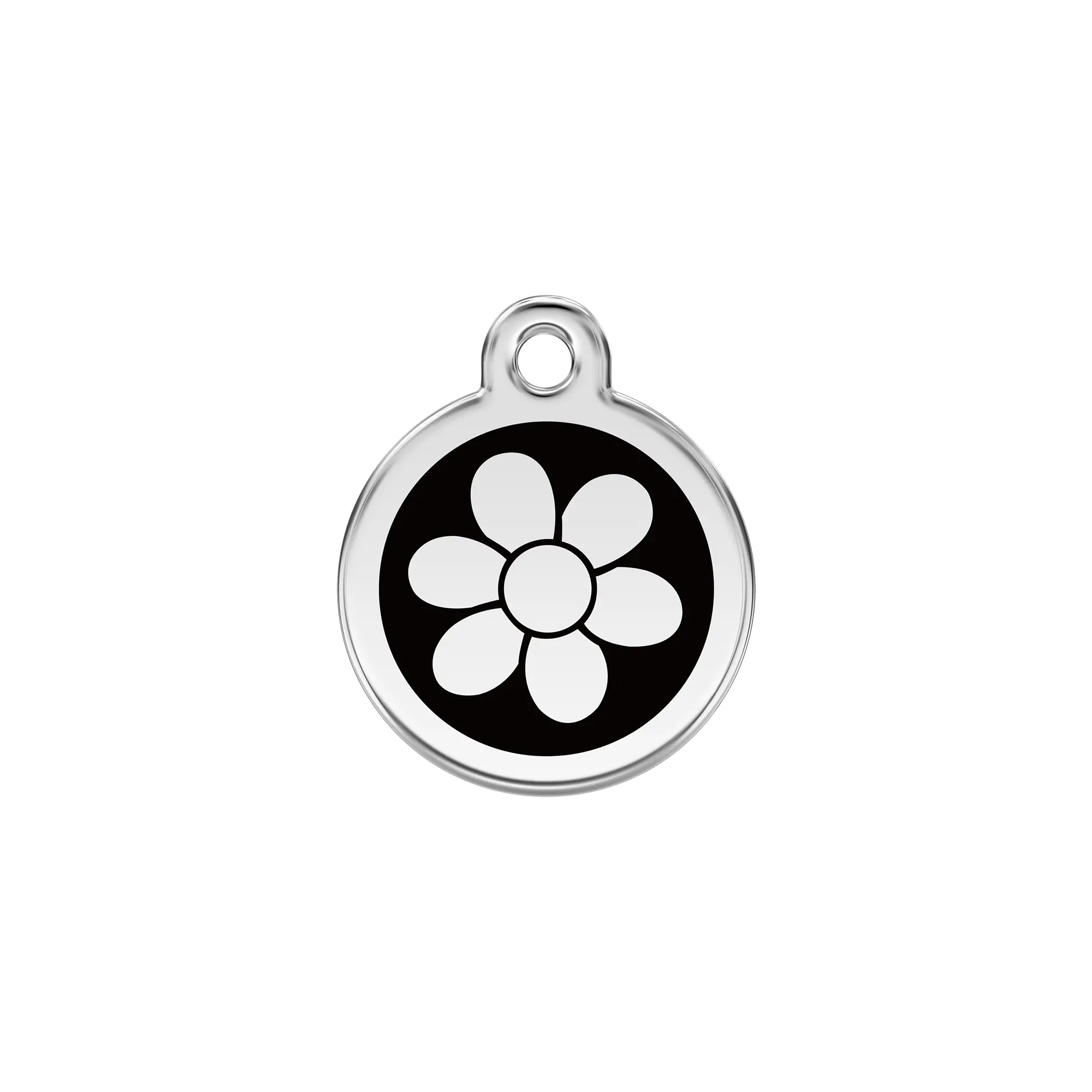 Flower pet ID tag