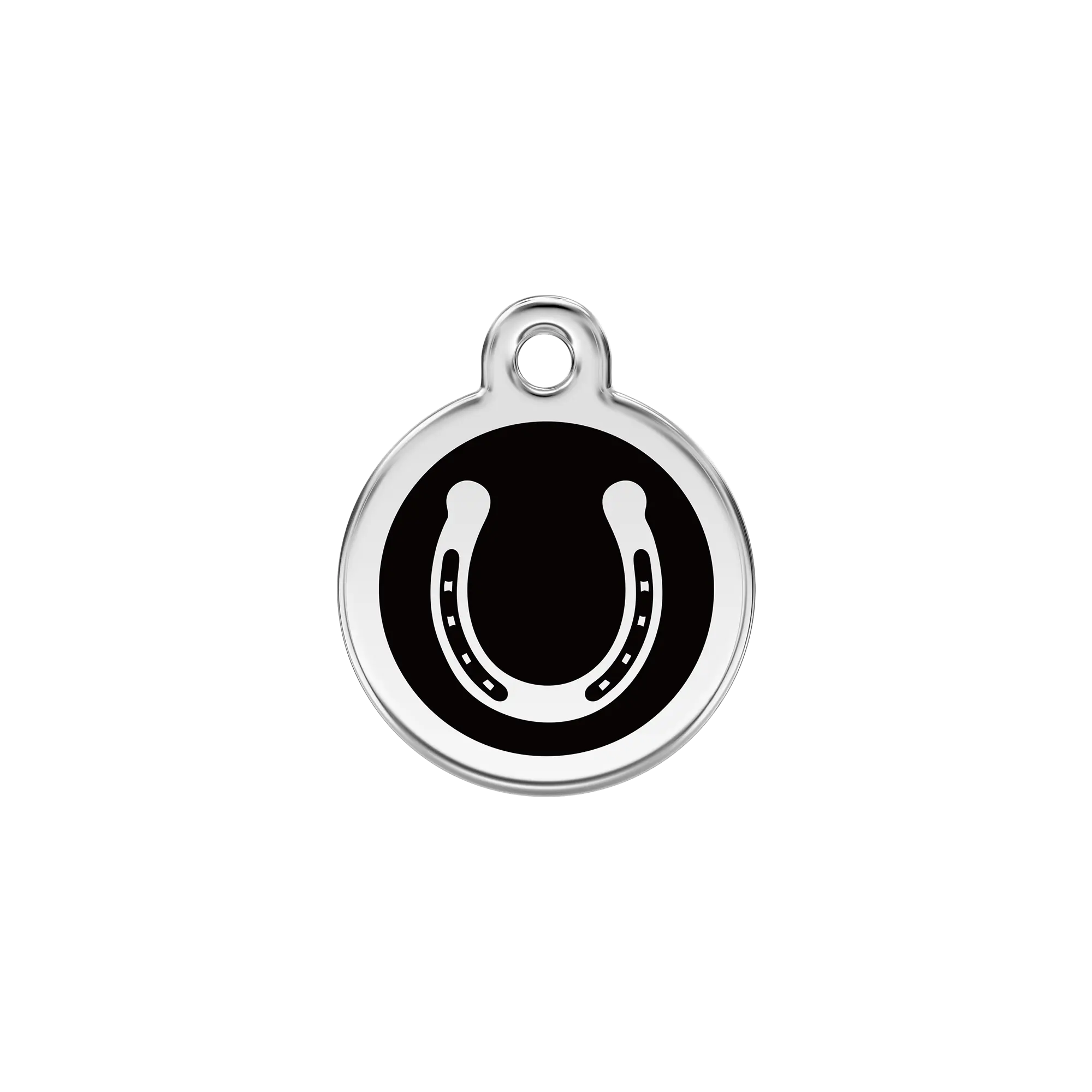 Horseshoe pet ID tag