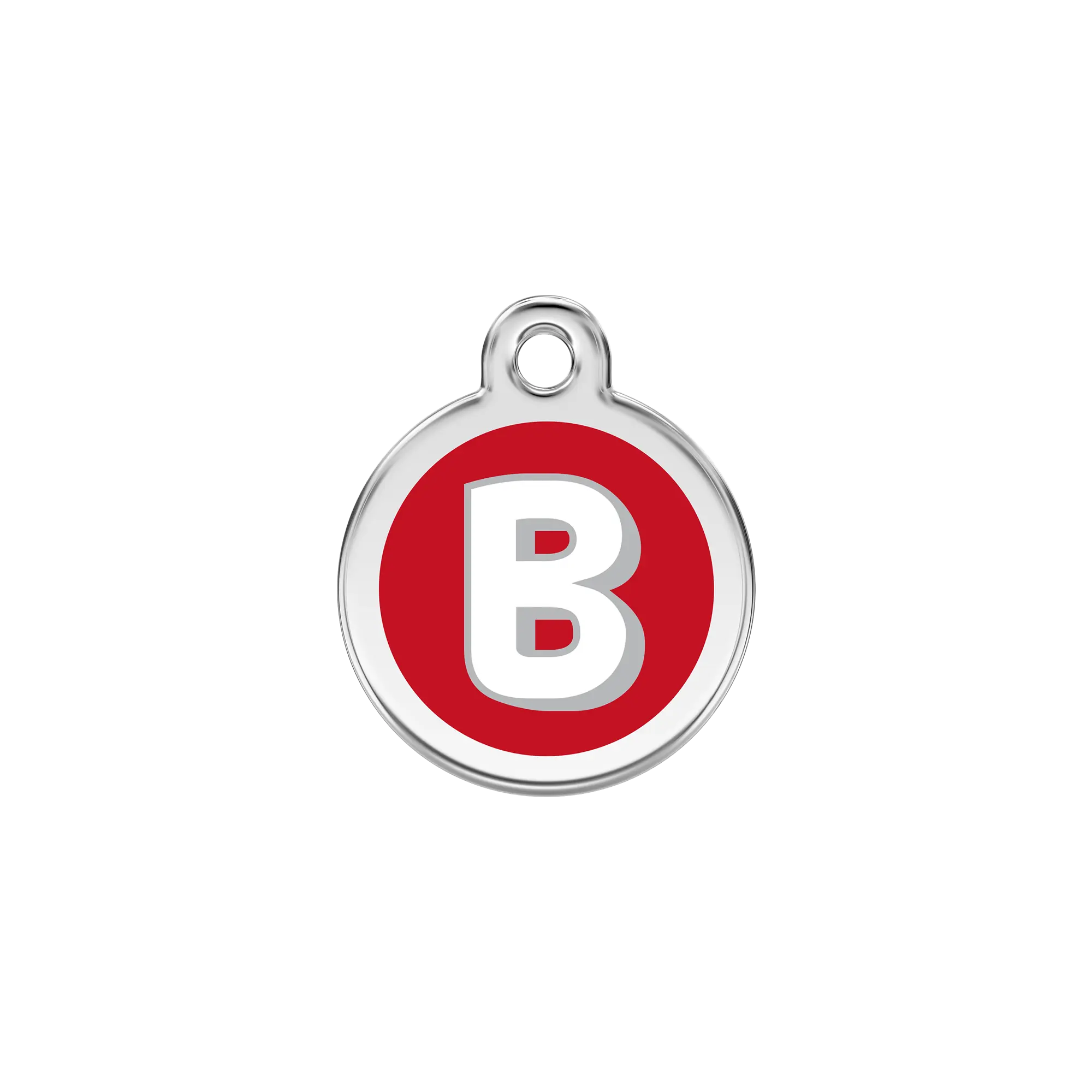 Alphabet Letter B pet ID tag