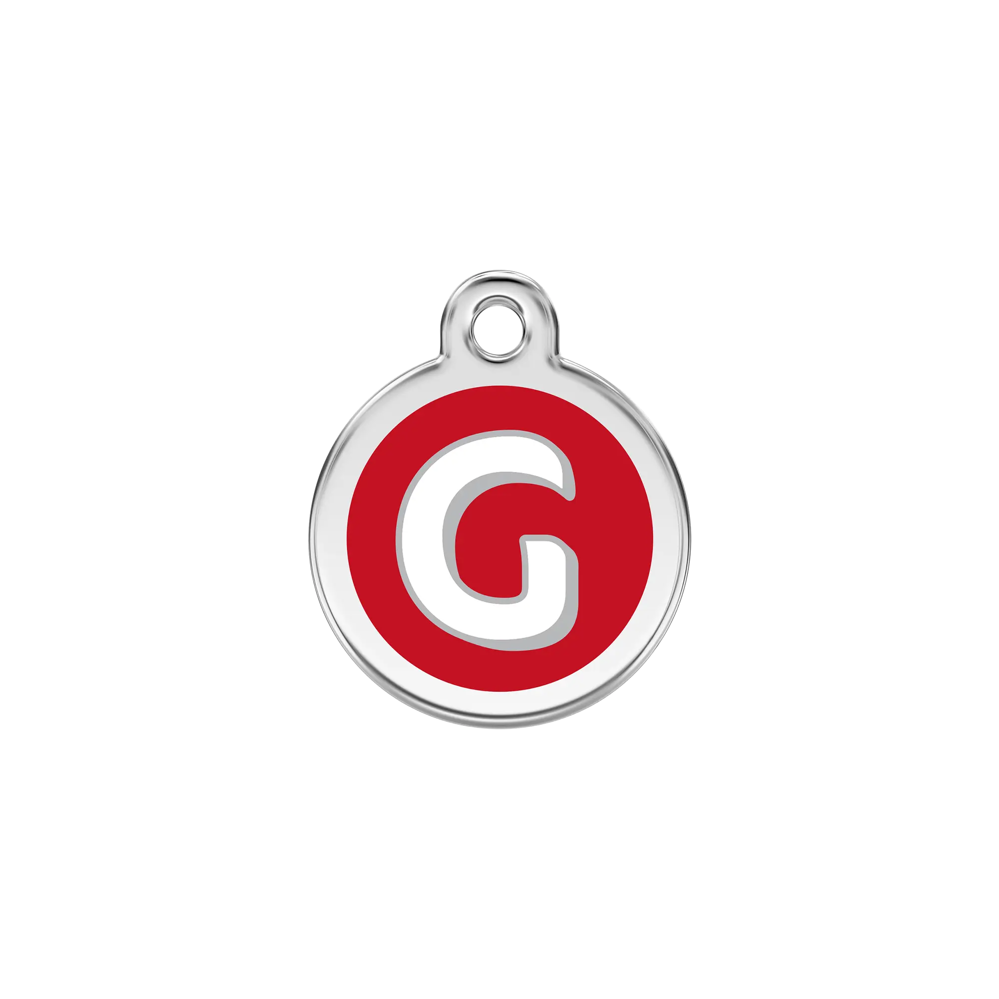 Alphabet Letter G pet ID tag
