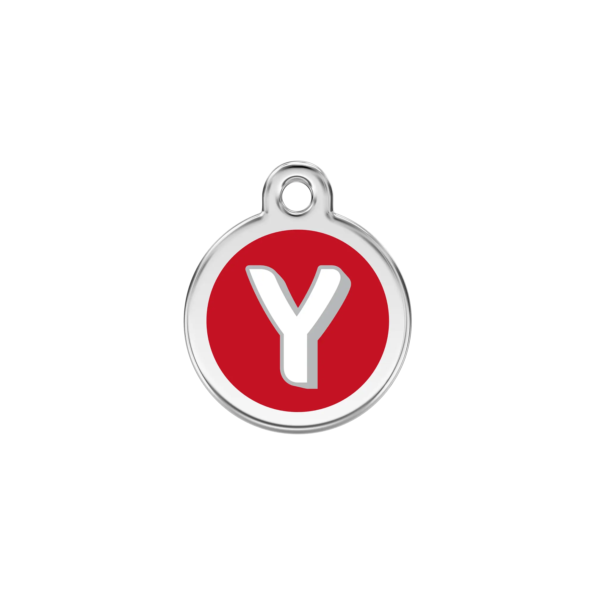 Alphabet Letter Y pet ID tag