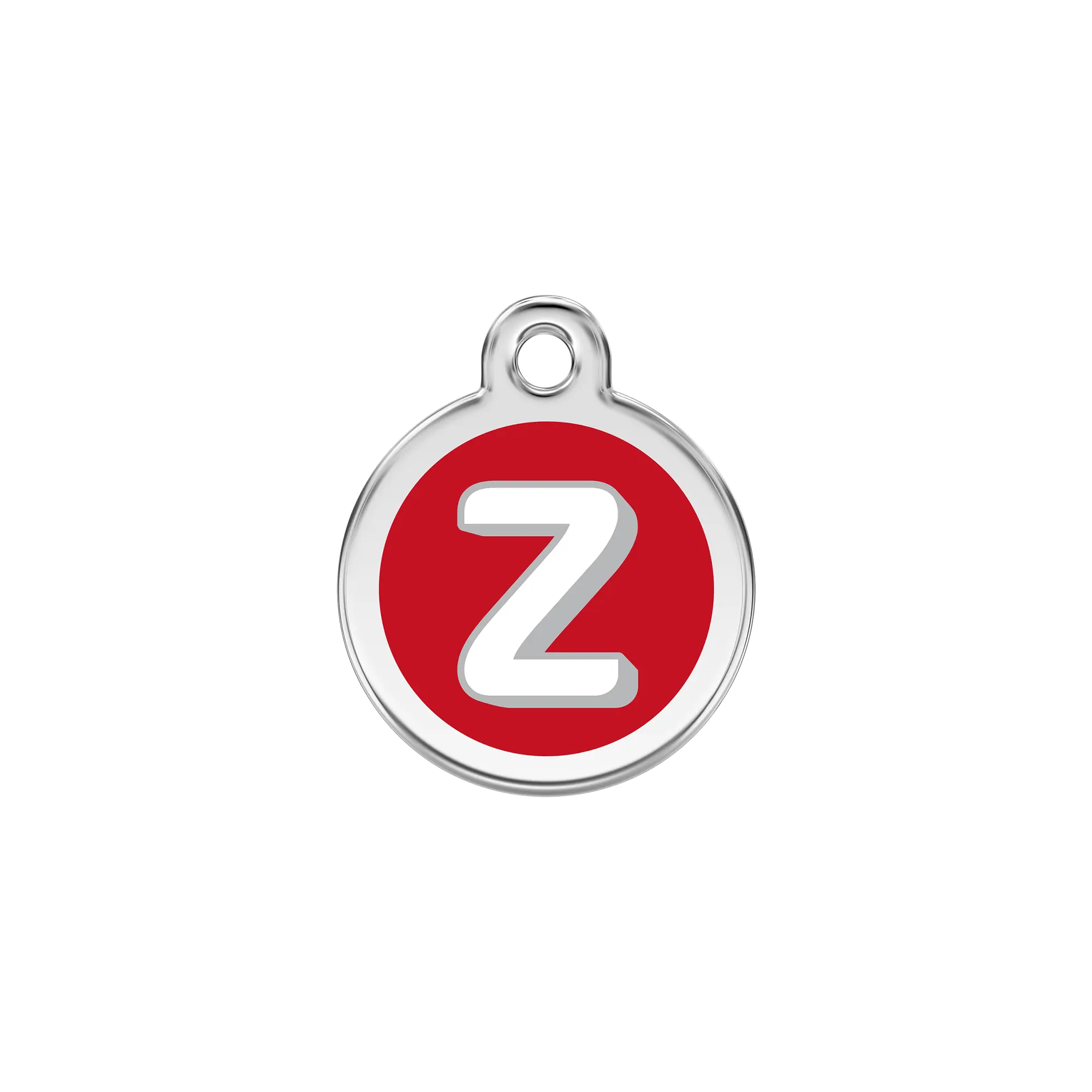 Alphabet Letter Z pet ID tag