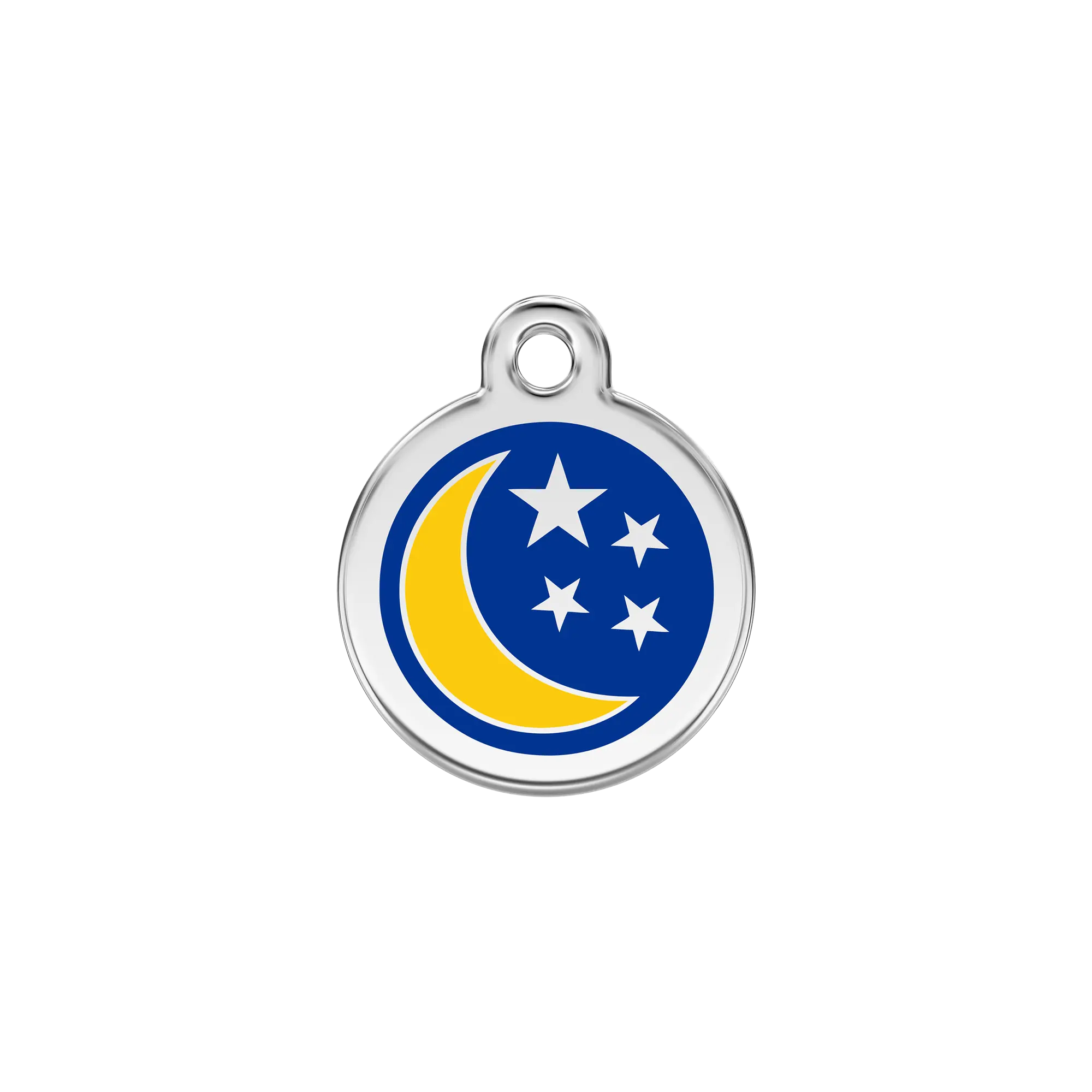 Moon & Stars pet ID tag