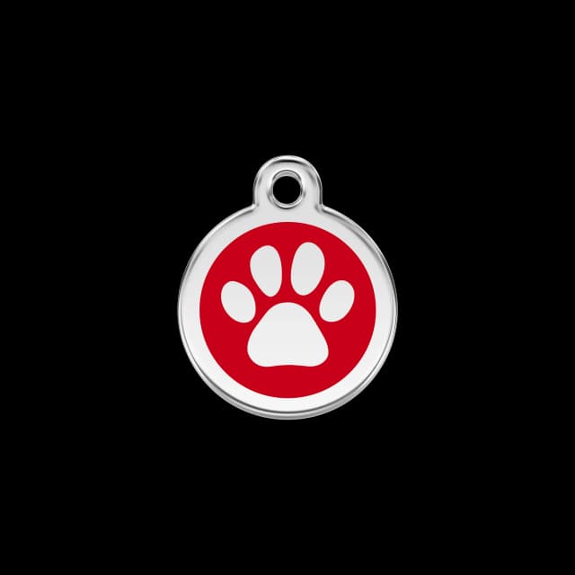 Pawprint pet ID tag