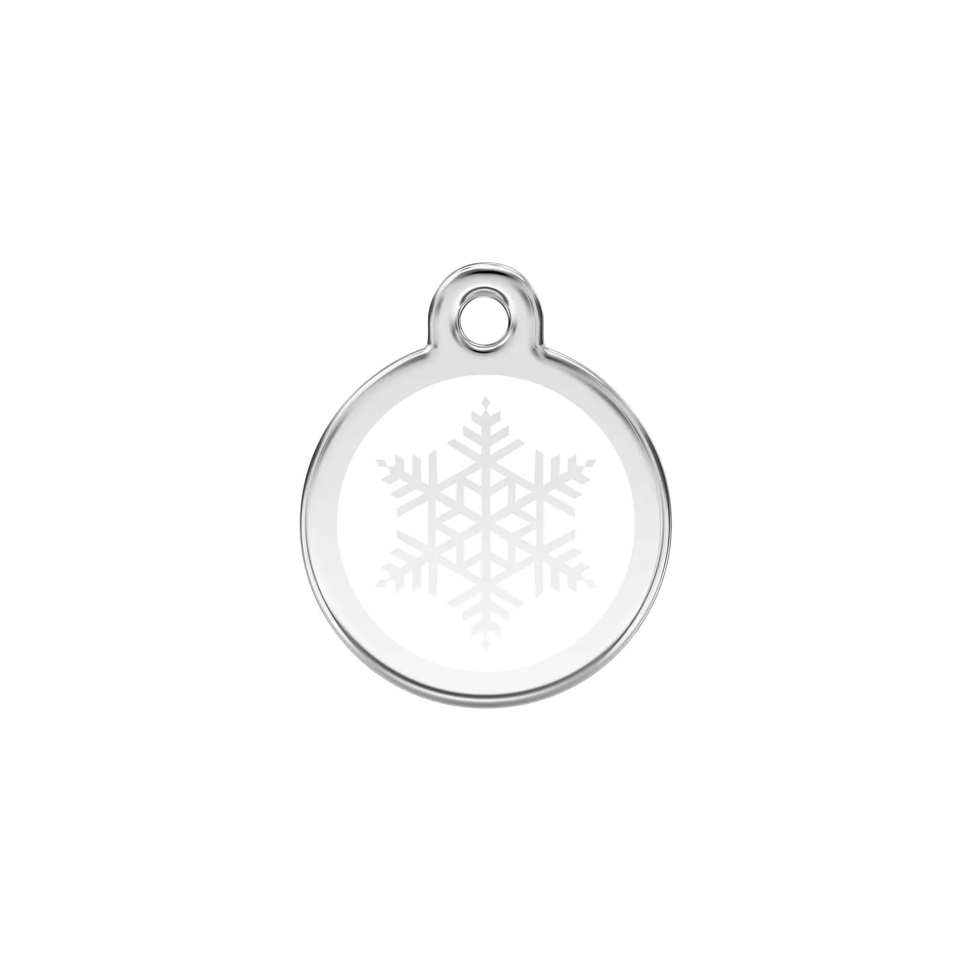 Snowflake pet ID tag