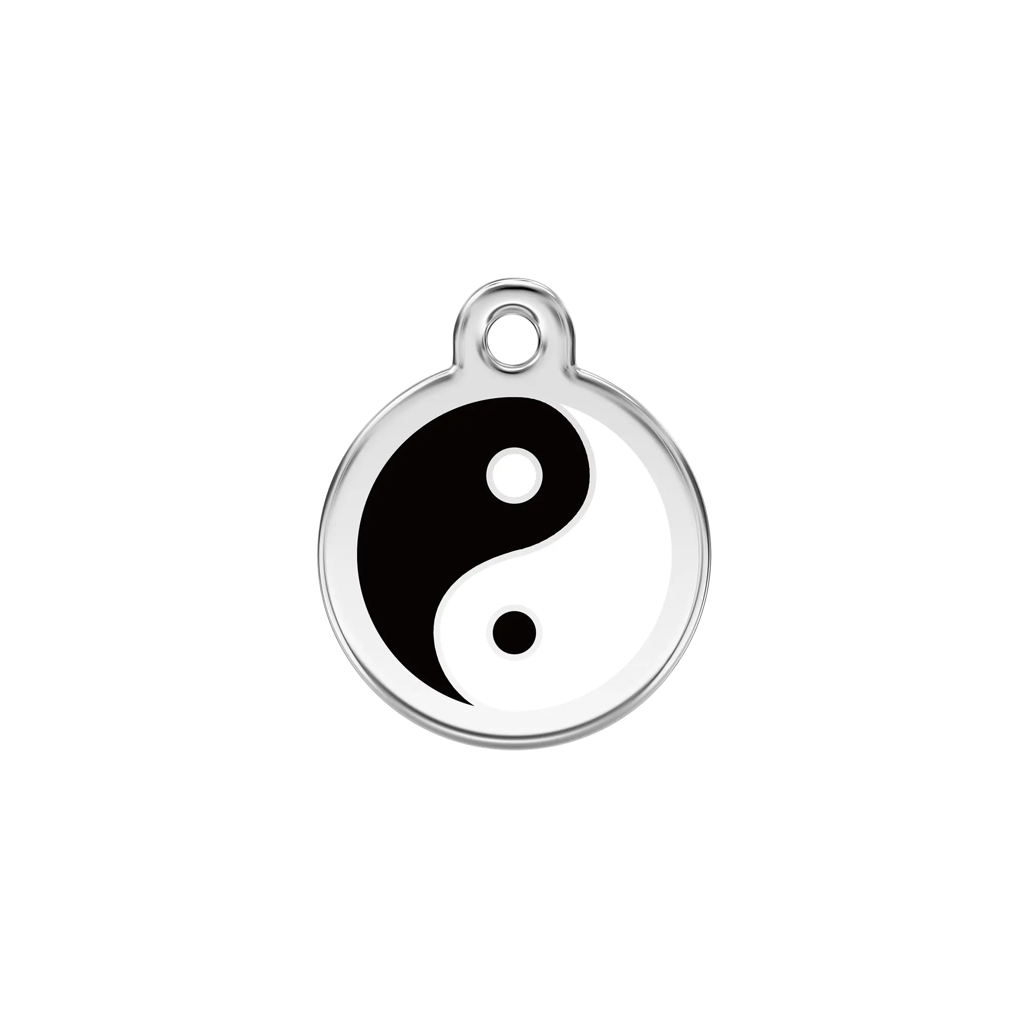 Ying and Yang pet ID tag