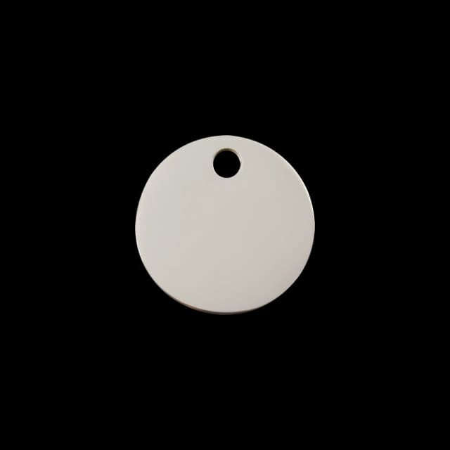 Circle pet ID tag