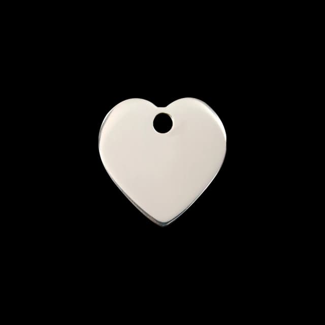 Heart pet ID tag