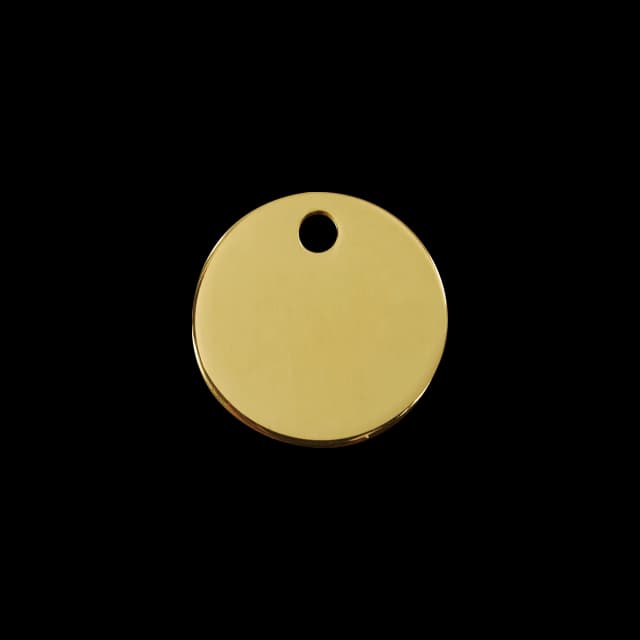 Circle pet ID tag