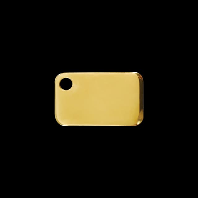 Rectangular pet ID tag