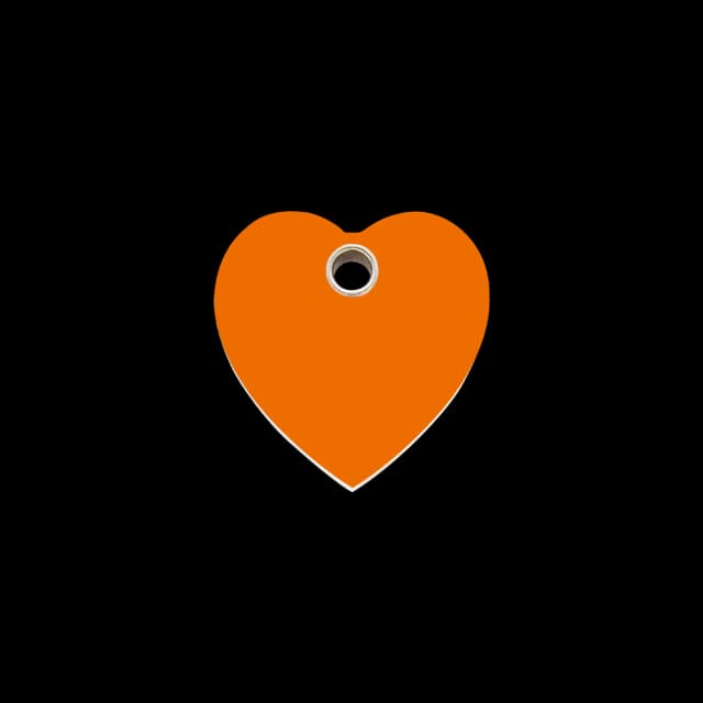 Heart pet ID tag