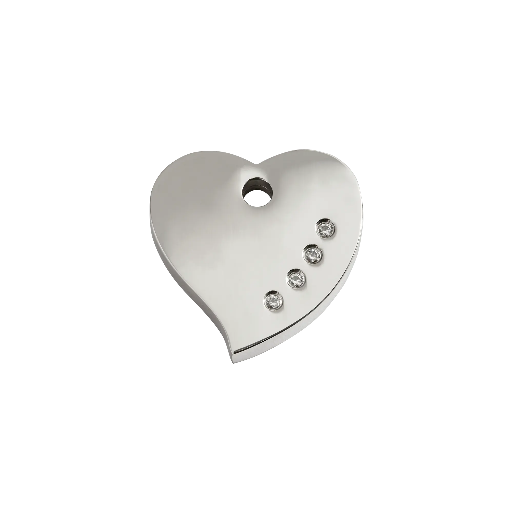 Heart pet ID tag