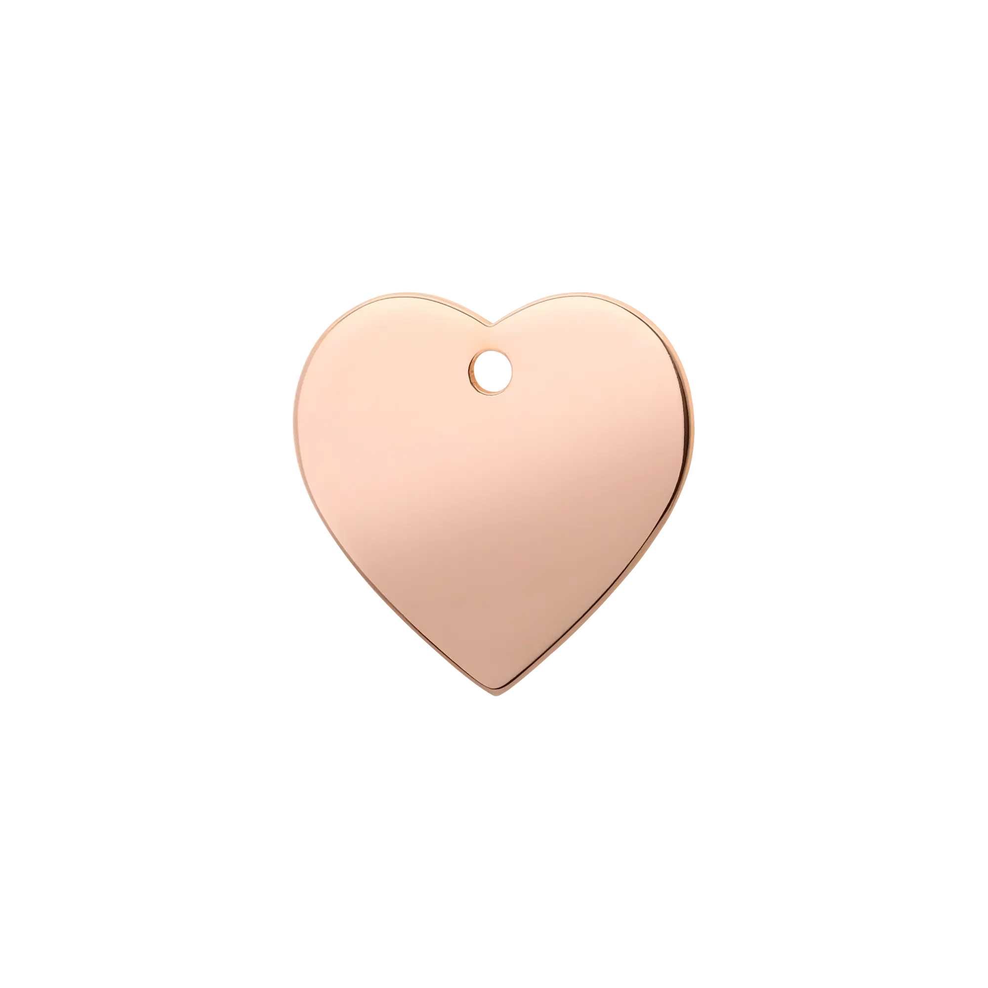 Heart pet ID tag