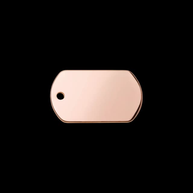 Rectangle pet ID tag