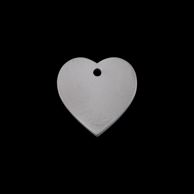 Heart pet ID tag